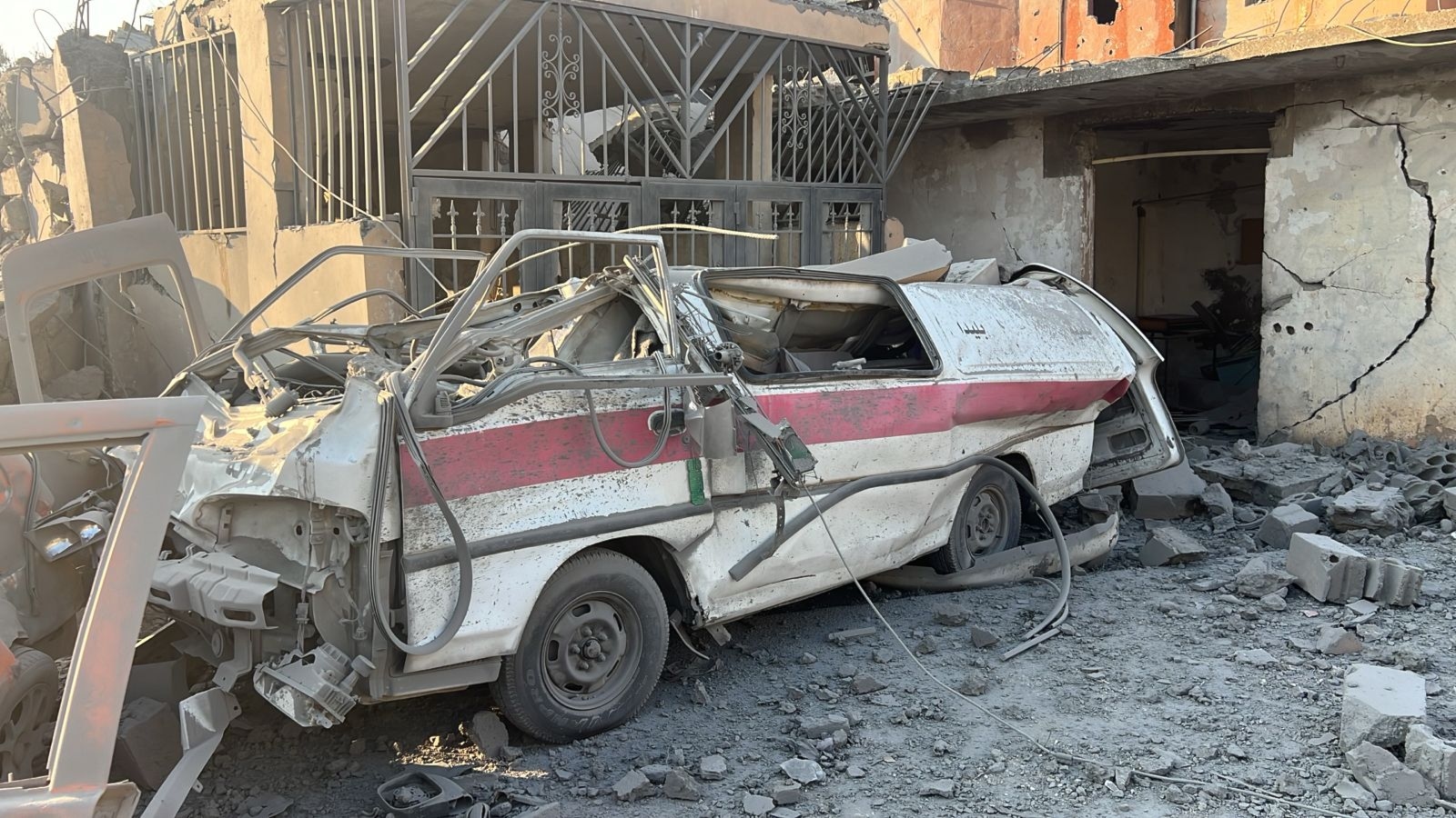 Des raids israéliens ont détruit le siège de l'Organisme médical islamique à Blida au sud du Liban.