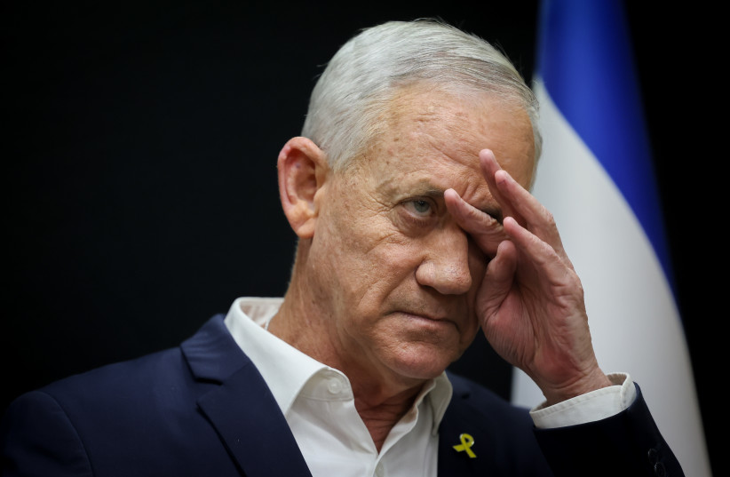 Benny Gantz, ancien chef d'état-major de l'armée et ministre du cabinet de guerre