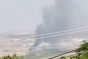 Incendies due aux roquettes du Hezbollah en Basse Galilée