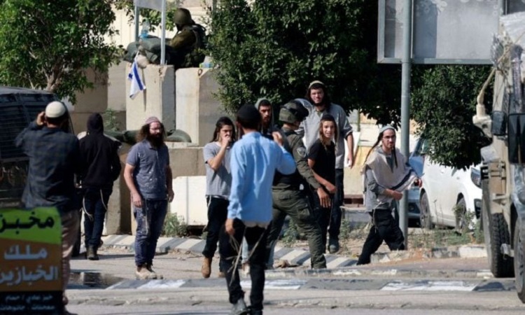 Des colons israéliens en Cisjordanie occupée