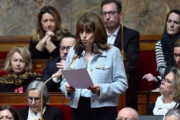 La députée Caroline Yadan à l’Assemblée nationale à Paris, le 7 février 2024. ©AFP
