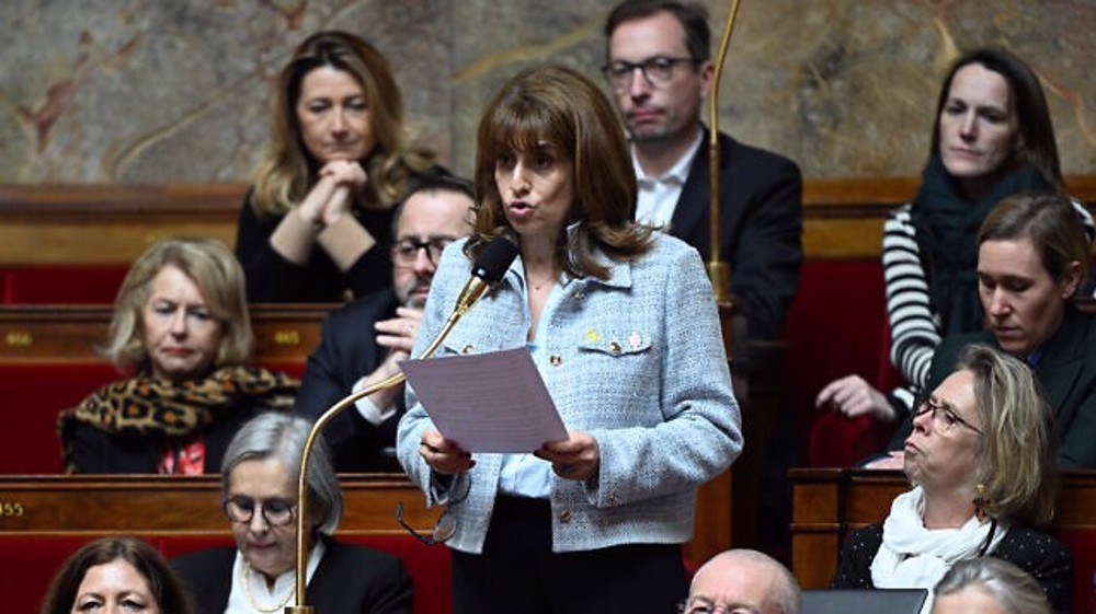La députée Caroline Yadan à l’Assemblée nationale à Paris, le 7 février 2024. ©AFP