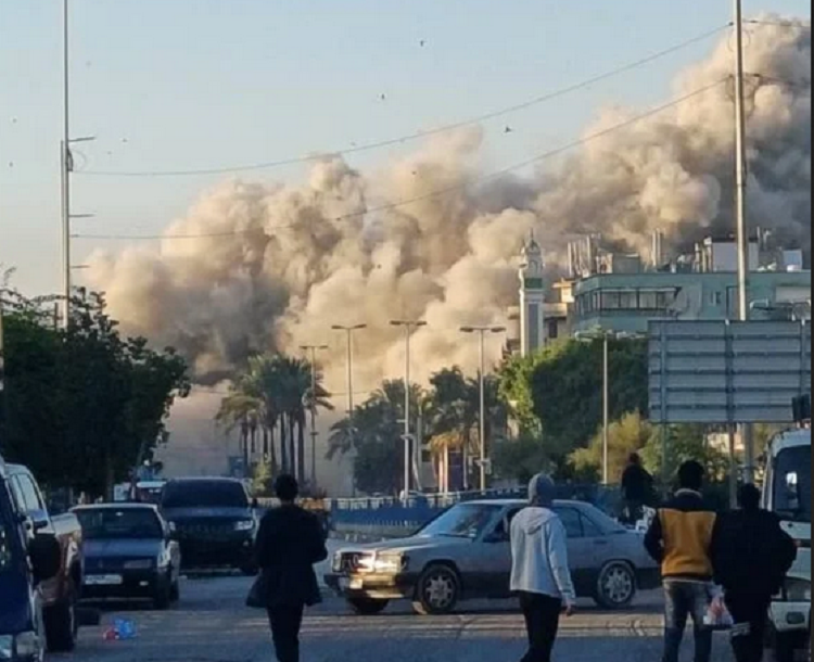 Bombardement israélien contre la banlieue sud de Beyrouth, le 15 novembre 2024.
