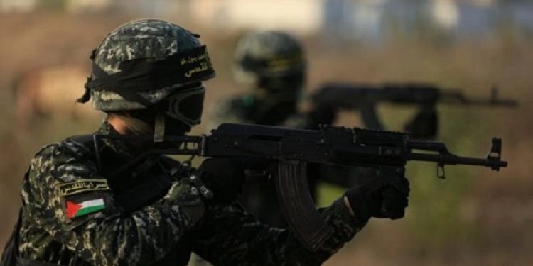 Un combattant des Brigades d’Al-Qods, branche armée du Jihad islamique palestinien.