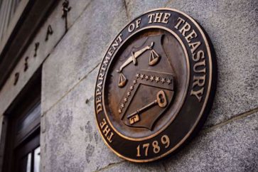 Le siège du Trésor américain à Washington. ©Bloomberg/Archives