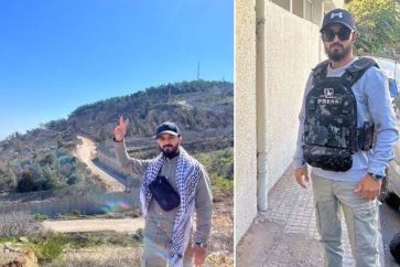 Une photo combinée du journaliste indépendant Shahin Hazamy qui vient d'être arrêté en France.