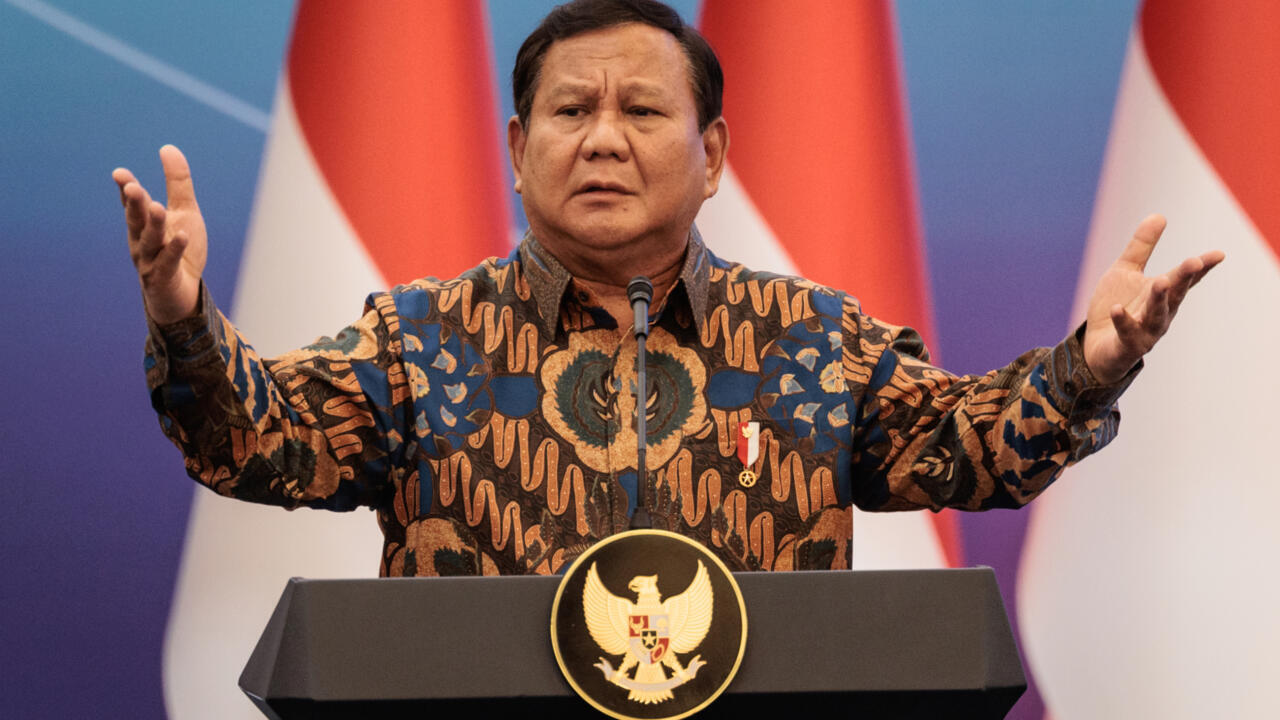 Le président indonésien Prabowo Subianto