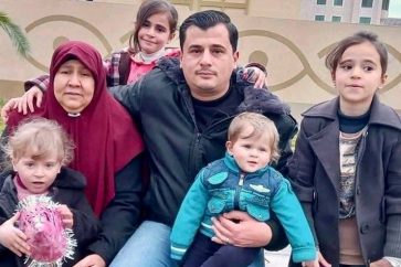 Moataz Wadie Salem a rejoint dimanche sa famille. Sa mère, son épouse et ses 4 filles étaient tombées en martyres avant lui.