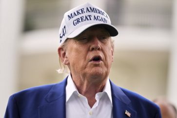 Le président US Donald Trump