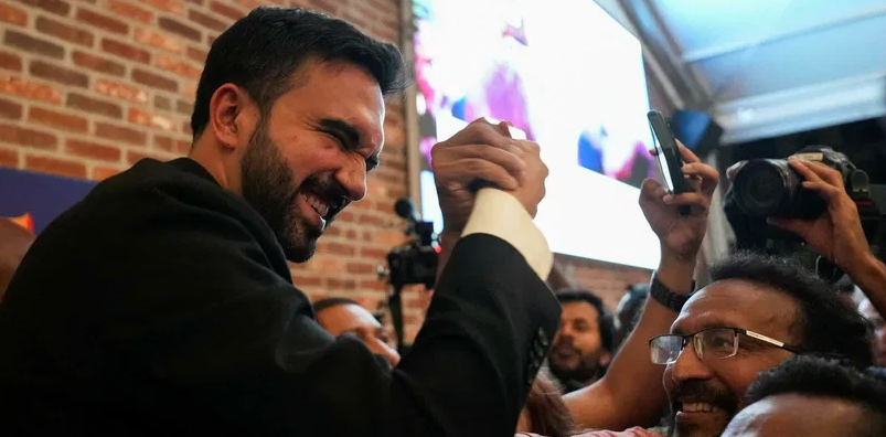 Élection à la mairie de New York, le candidat du Parti démocrate, Zohran Mamdani, est arrivé en tête.