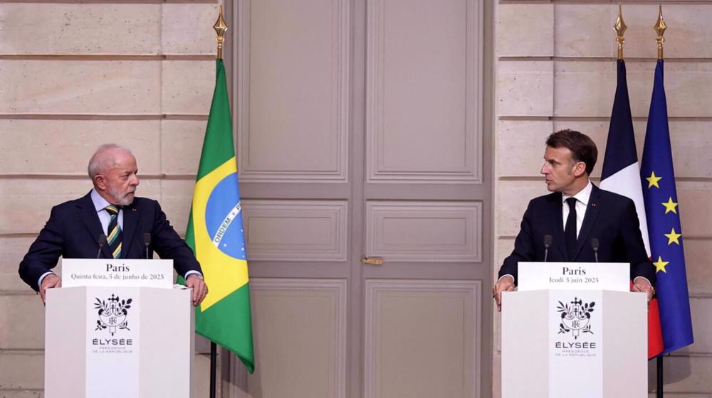 Le président brésilien a déploré lors d'une conférence de presse avec son homologue français le silence du monde face au "génocide" israélien contre Gaza.