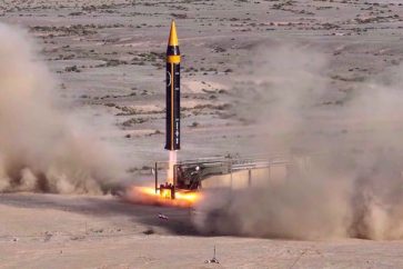 Le missile balistique iranien Khaybar. (Photo d'archives)