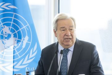 Le secrétaire général de l'ONU António Guterres