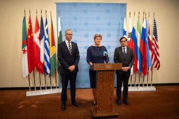 L'ambassadrice britannique auprès de l'ONU, Barbara Woodward