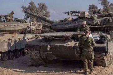 Des unités blindées de l’armée israélienne se déploient à la frontière de la bande de Gaza. (Archives)