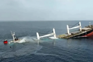 Un navire navires lié à l'occupation israélienne frappé par les forces yéménites (Archives)