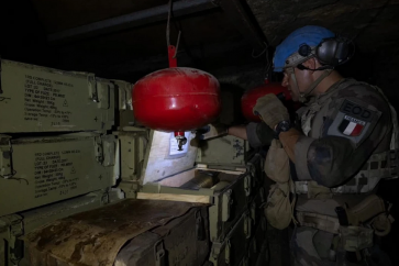 Un soldat du contingent français présent sur le site de munitions quelques jours avant l’explosion au sud-Liban, ayant couté la vie à 6 soldats libanais, le 9 août 2025.