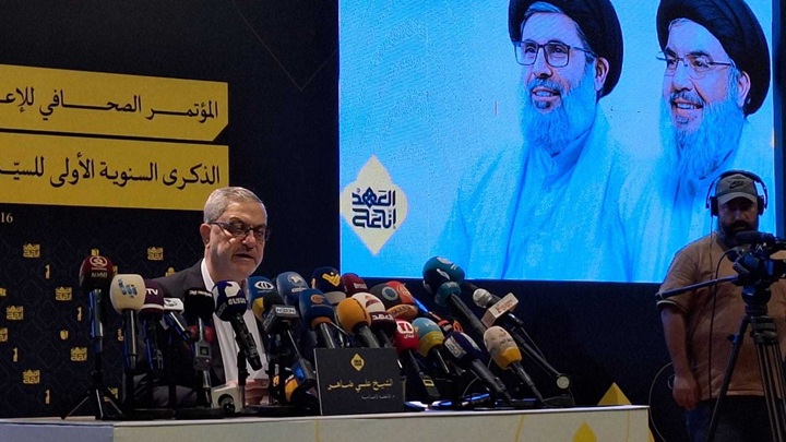 Le responsable des activités médiatiques du Hezbollah, Cheikh Ali Daher
