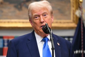 Le président américain Donald Trump