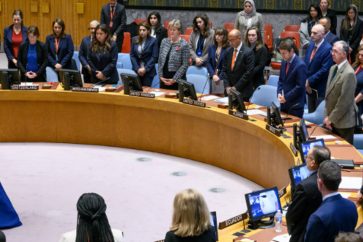 Les membres du Conseil de sécurité observent une minute de silence à la mémoire des civils palestiniens tués suite à la guerre génocidaire israélienne contre Gaza. (Archives)