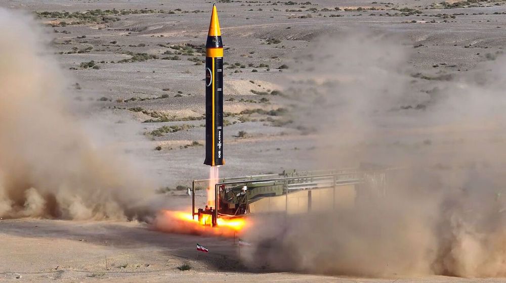 Le missile balistique iranien Kheibar. (Photo d'archives)