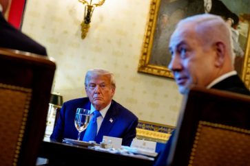 Le président US Donald Trump et le Premier ministre israélien Benjamin Netanyahu.