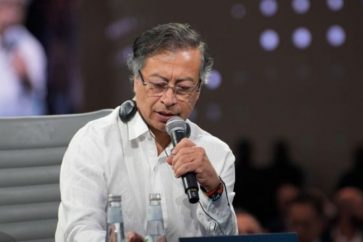 Le président colombien Gustavo Petro