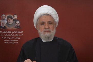 le secrétaire général du Hezbollah, Cheikh Naim Qassem