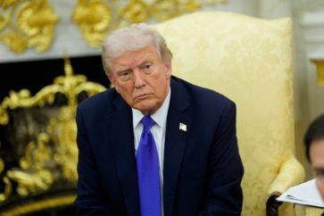 Le président US Donald Trump