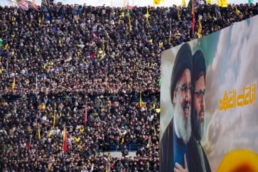 Des centaines de milliers de Libanais ont participé aux funérailles de Sayed Nasrallah, le 23 février 2025.
