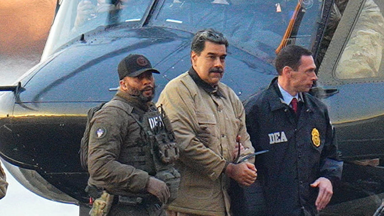 Le président vénézuélien Nicolas Maduro enlevé par les forces US le 3 janvier 2026.